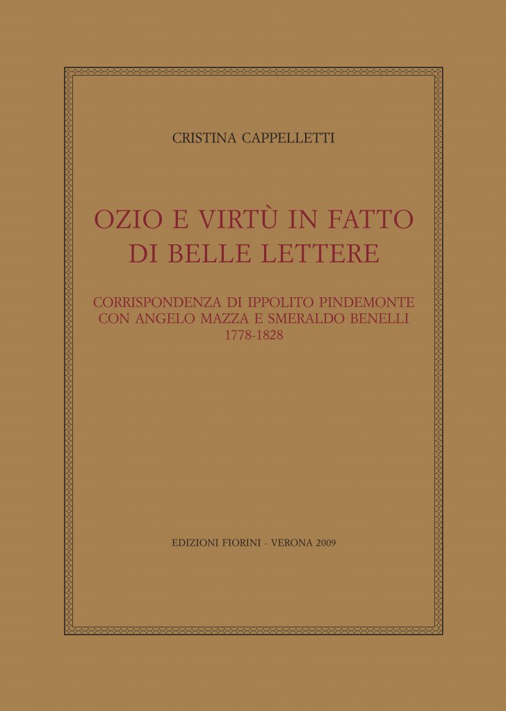 Ozio e virtù in fatto di belle Lettere